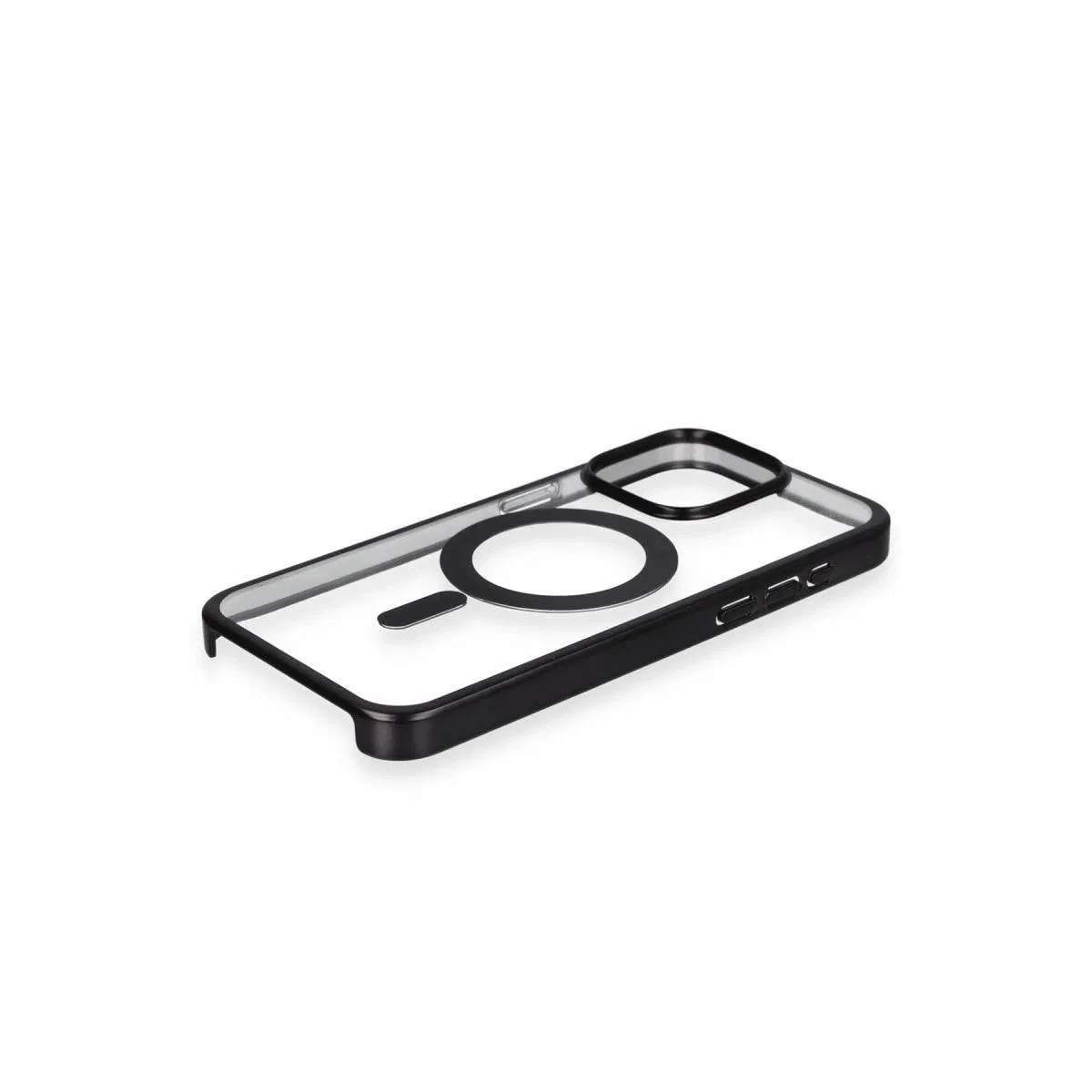 Apple İphone 15 Pro Kılıf Erozi Magsafe Kapak - Siyah görsel 4