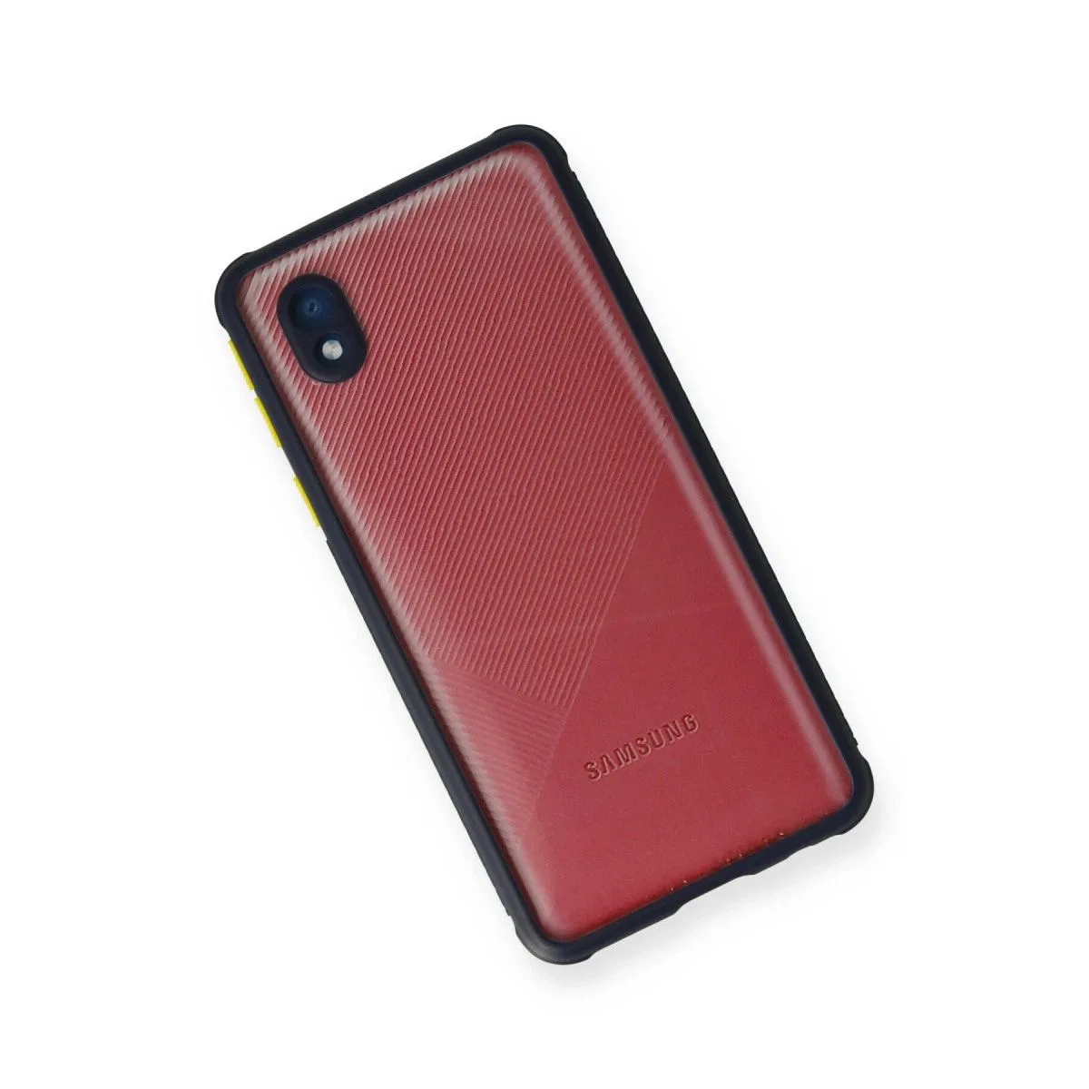 Samsung Galaxy A01 Core Kılıf Miami Şeffaf Silikon - Lacivert görsel 3