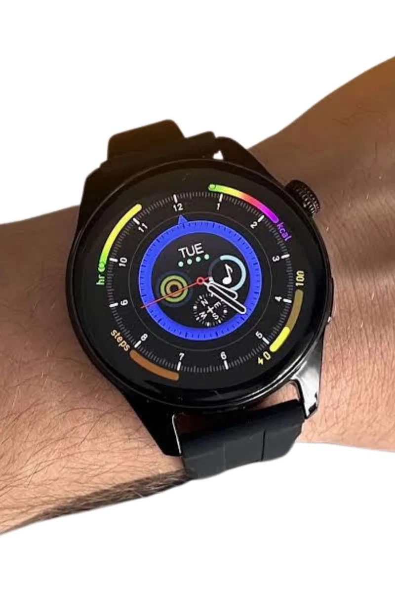 Akıllı Saat 1. 5 Inç Amoled Ekran Çift Kordonlu GPS NFC Uyumlu görsel 5