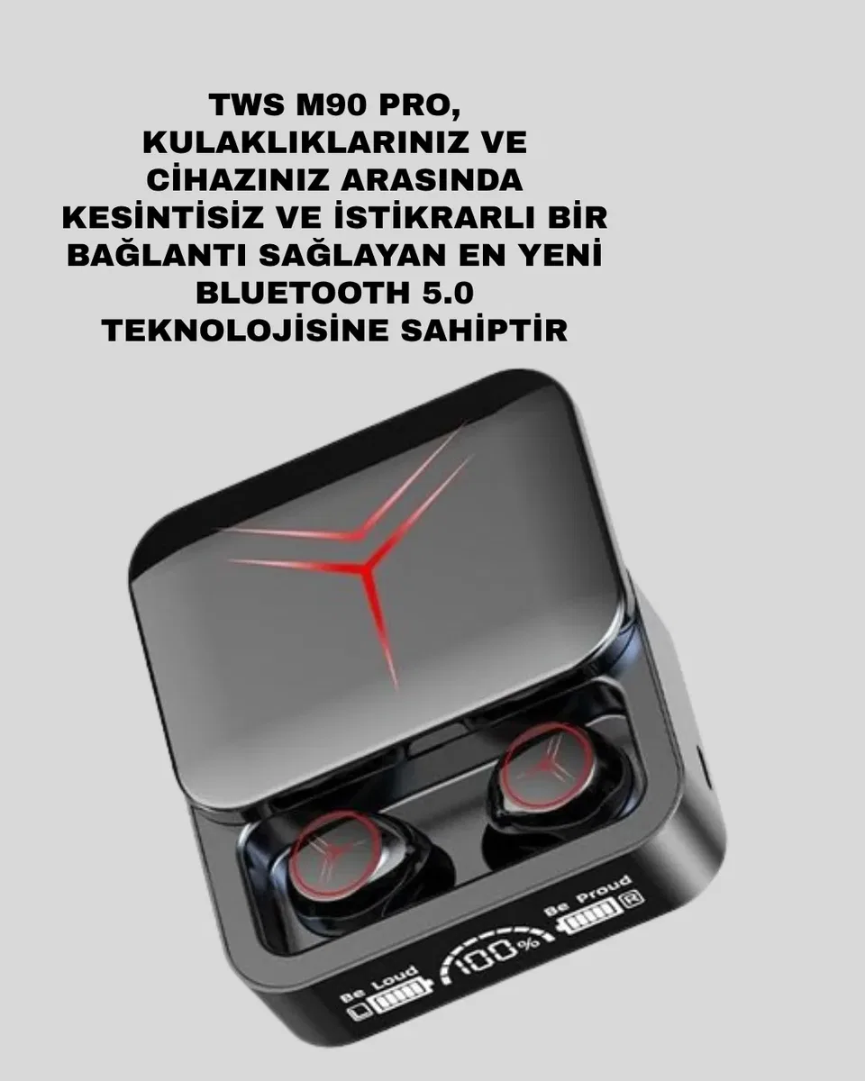 Kristal Ses Kaliteli Bluetooth Kulaklık – Android ve iOS Uyumlu Yeni Nesil görsel 3