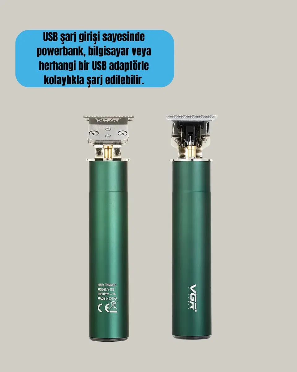 4 Limit Taraklı IPX5 Su Geçirmez Saç Kesme Makinesi görsel 4