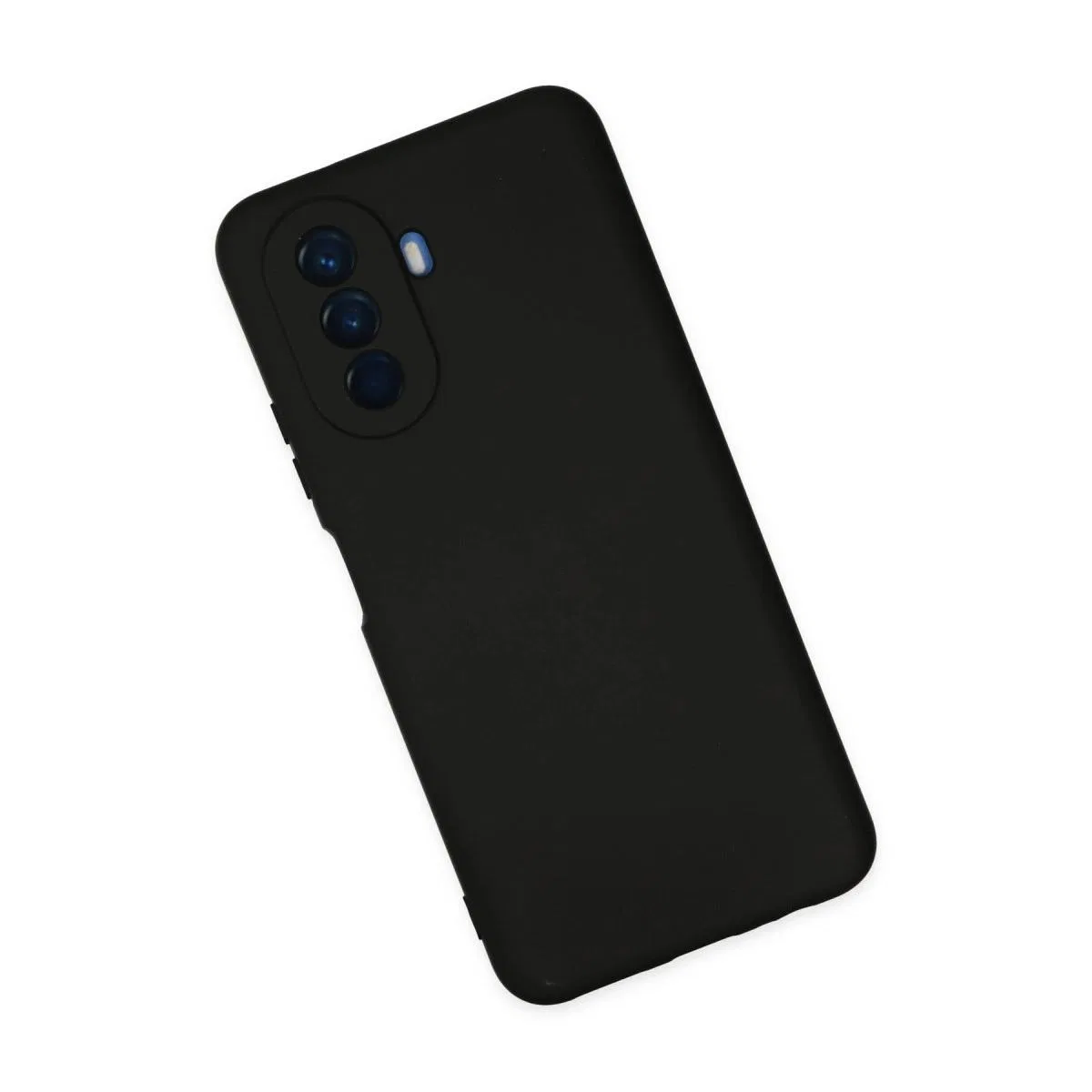 Huawei Nova Y70 Kılıf Nano İçi Kadife Silikon - Siyah görsel 3