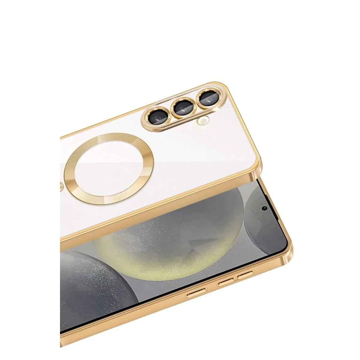 Samsung Galaxy A37 5g Kross Magneticsafe Kapak - Gold görsel 2