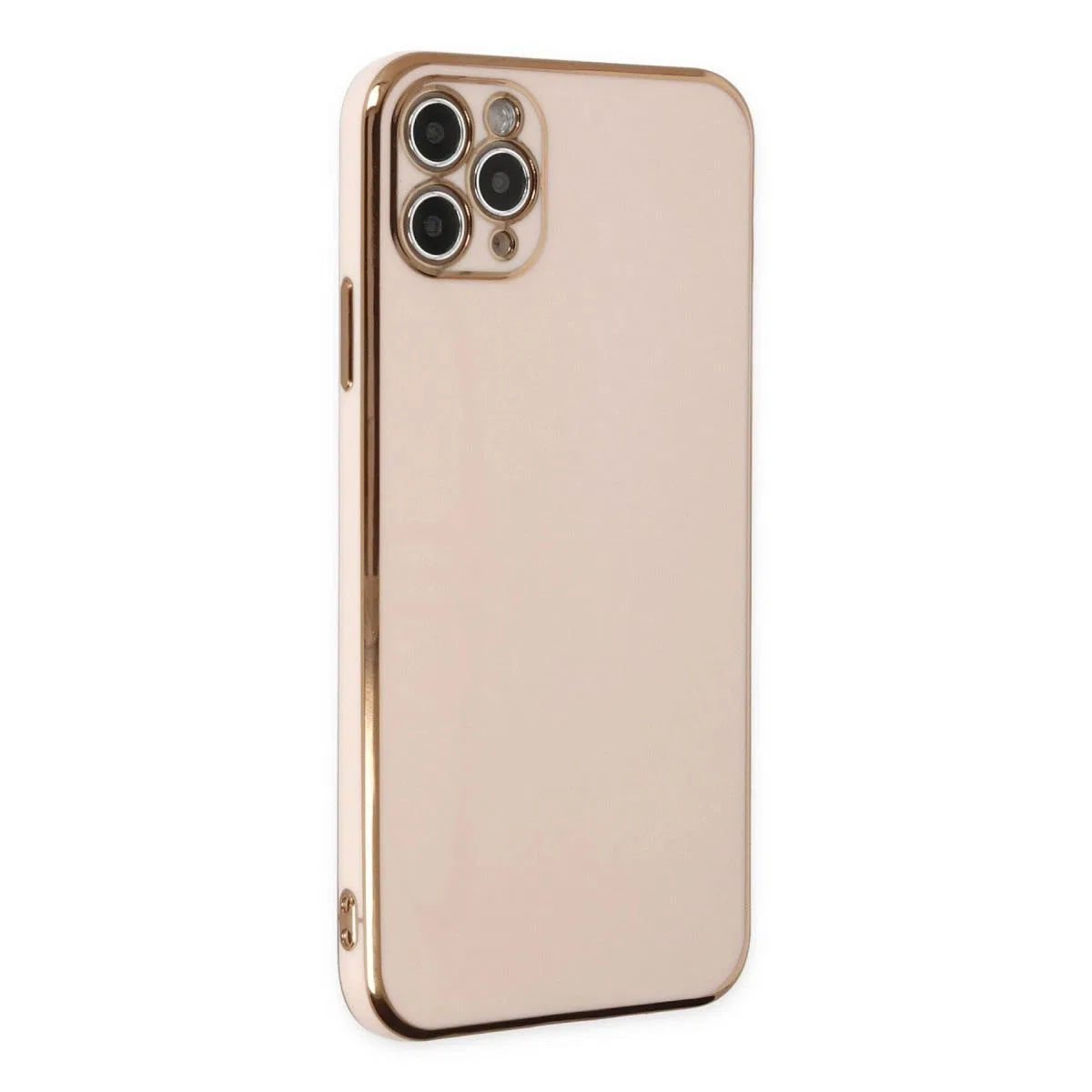 Apple İphone 11 Pro Max Kılıf Volet Silikon - Pembe