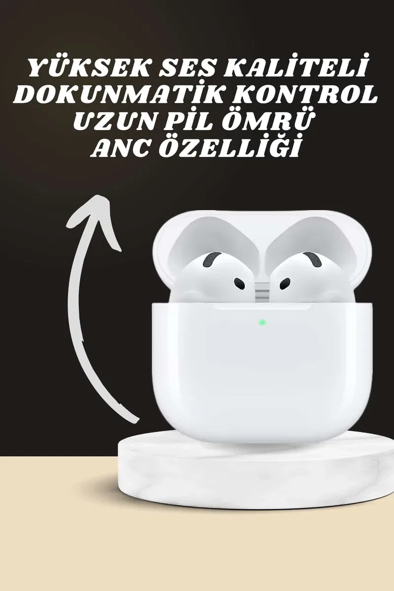 7 Kordonlu Akıllı Saat Ve Yeni Nesil Kulaklık Dokunmatik Ekran Android ve İOS Uyumlu görsel 2