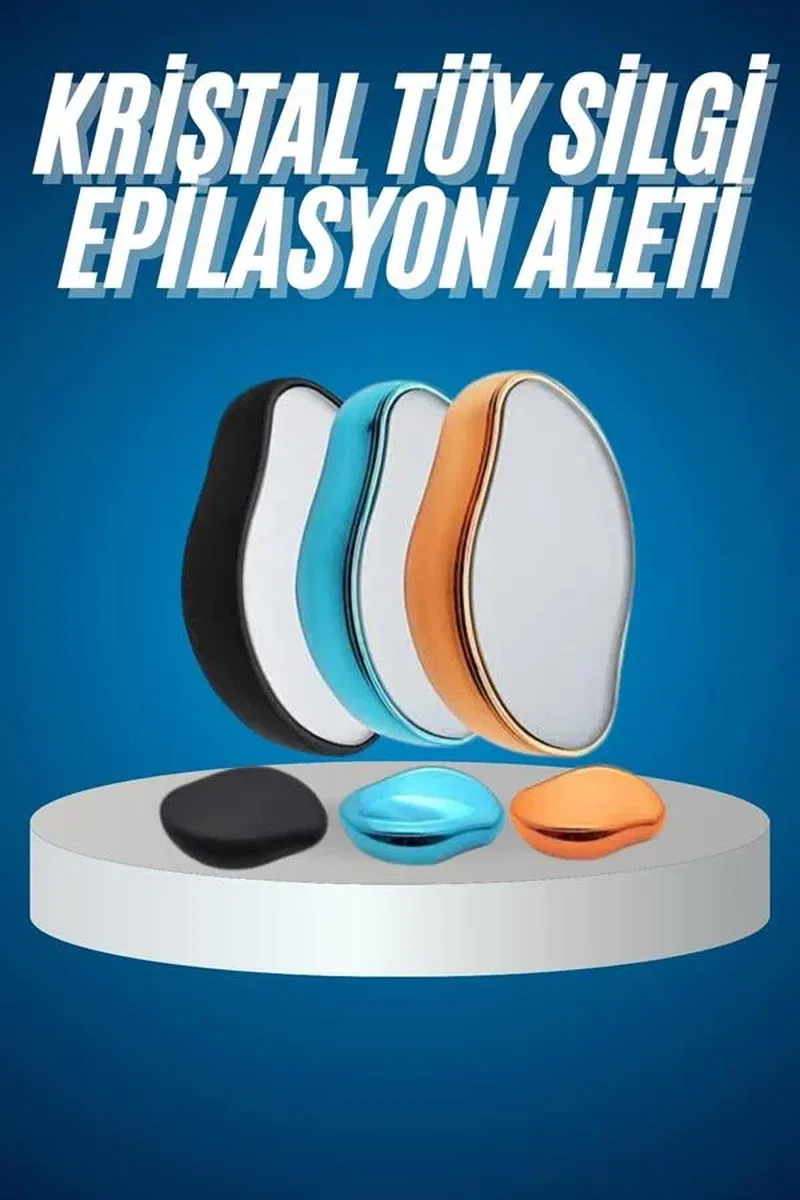 Tüy Silgi Kristal Epilasyon Acısız Ağrısız ve Pratik Epilasyon Aleti görsel 2