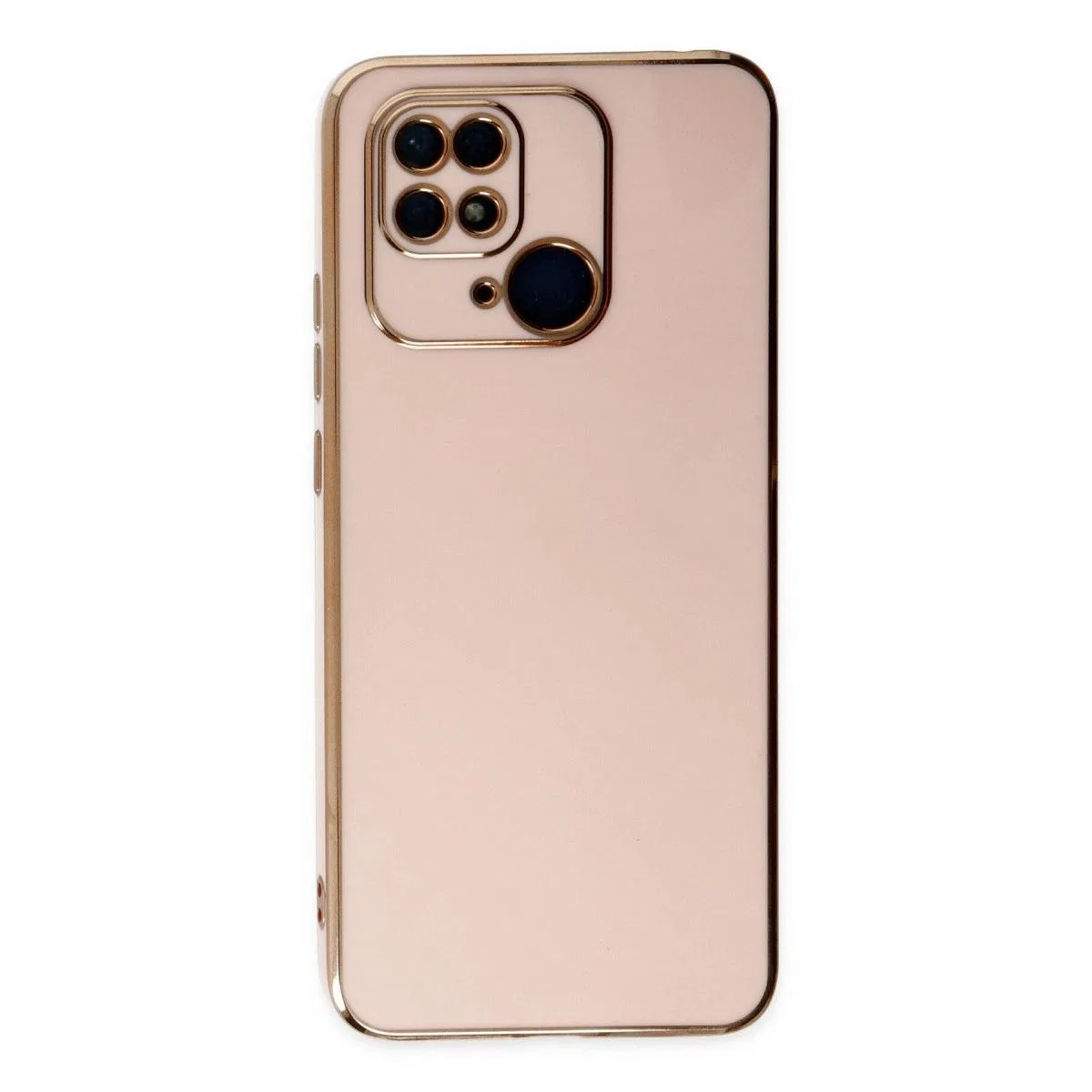 Xiaomi Redmi 10c Kılıf Volet Silikon - Pembe görsel 2