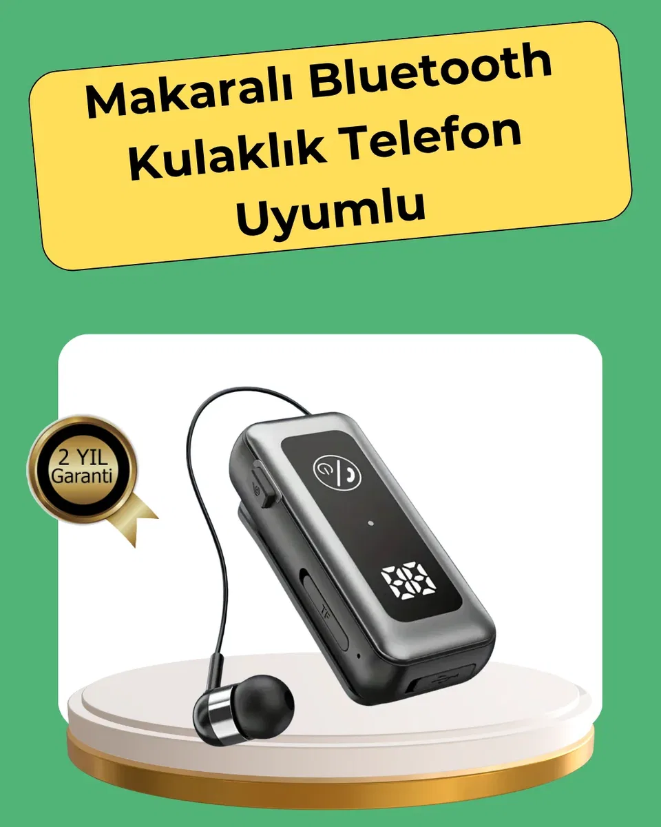 Hafıza Kartı Destekli Bluetooth 5. 2 Kulaklık – İki Cihaza Bağlanma Özelliği