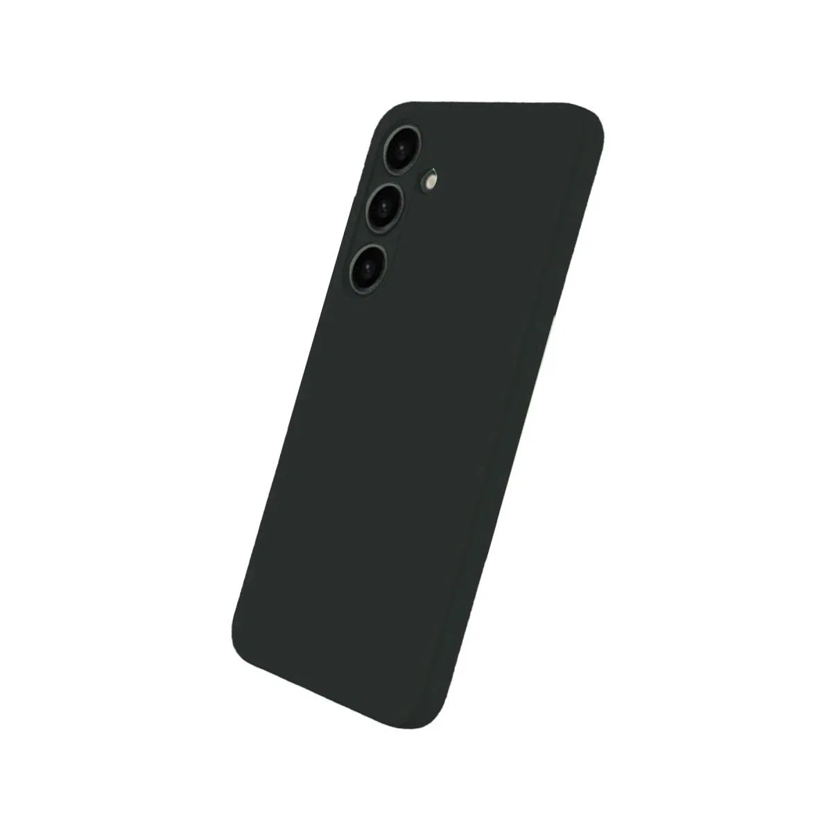 Samsung Galaxy S25 Plus Kılıf Nano İçi Kadife Silikon - Siyah görsel 3