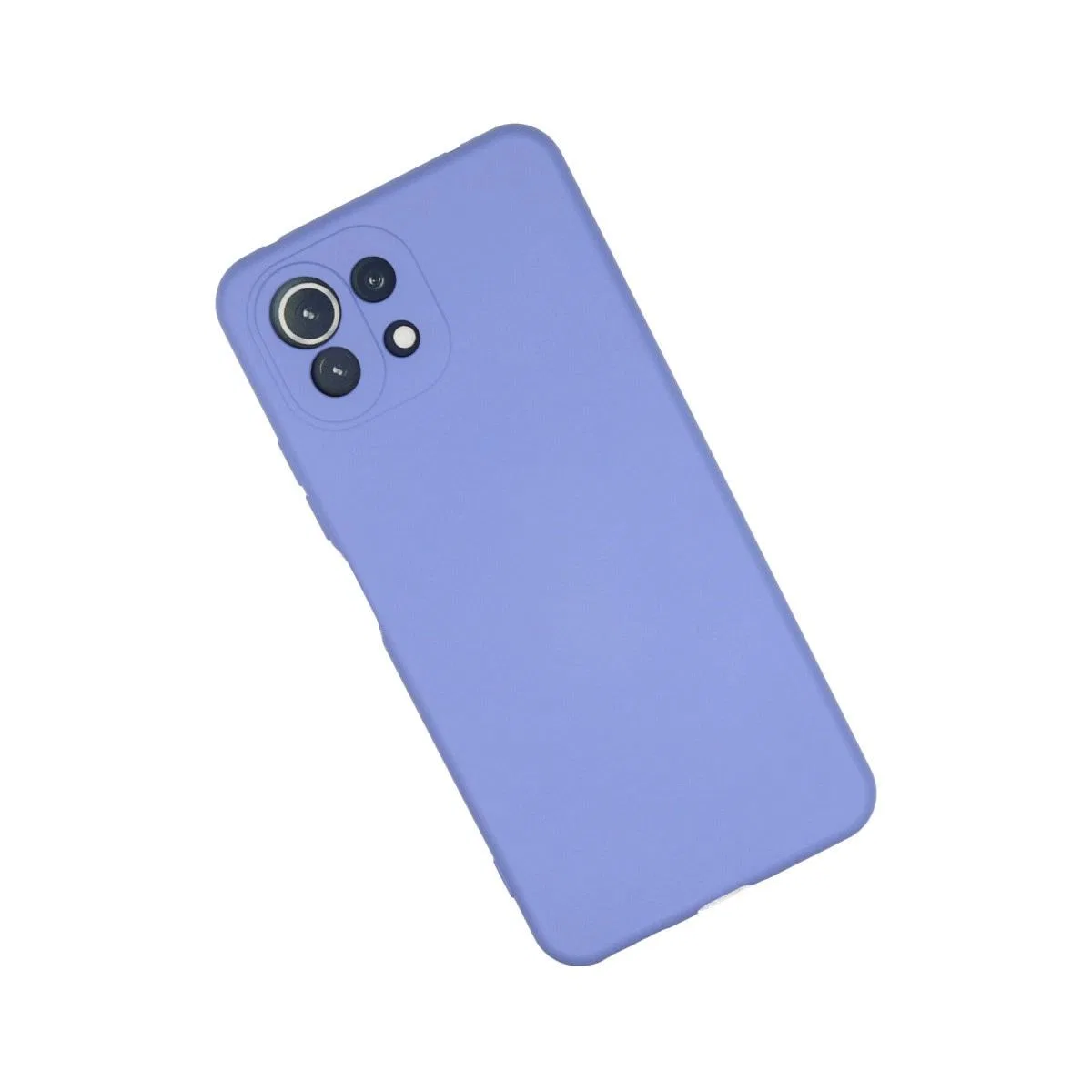 Xiaomi Mi 11 Lite Kılıf Nano İçi Kadife Silikon - Lila görsel 2