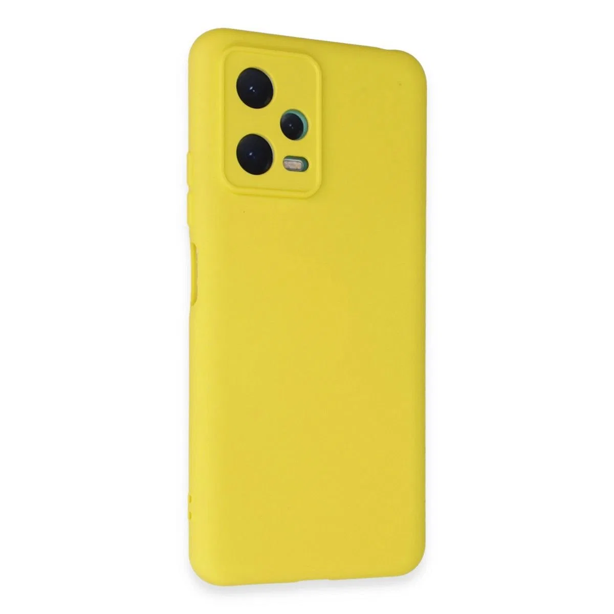 Xiaomi Redmi Note 12 5g Kılıf Nano İçi Kadife Silikon - Sarı