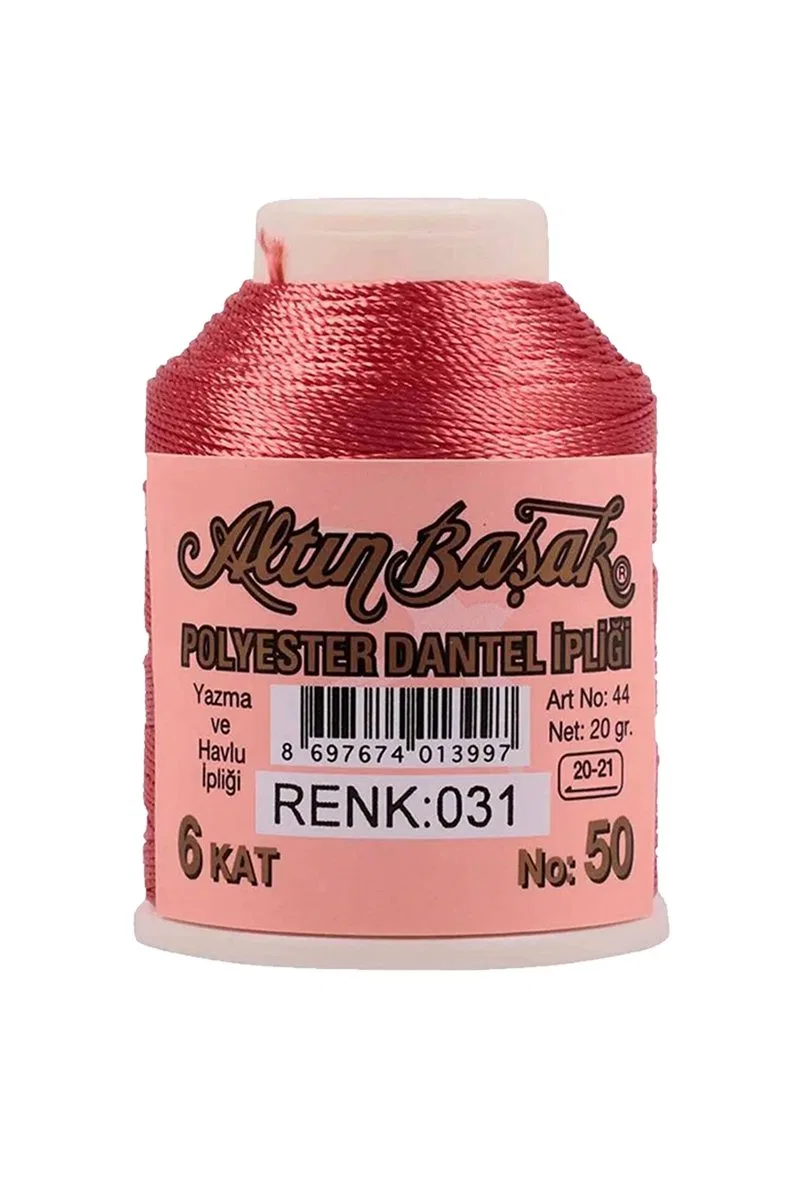 3 Adet Altınbaşak Oya ve Dantel İpi 20 gr - Royaleks - No: 031 görsel 3