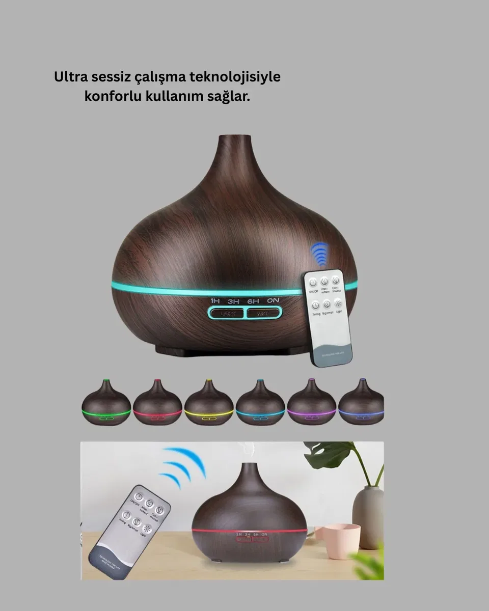 Büyük Su Hazneli Ultrasonik Difüzör ve Oda Nemlendirici görsel 5