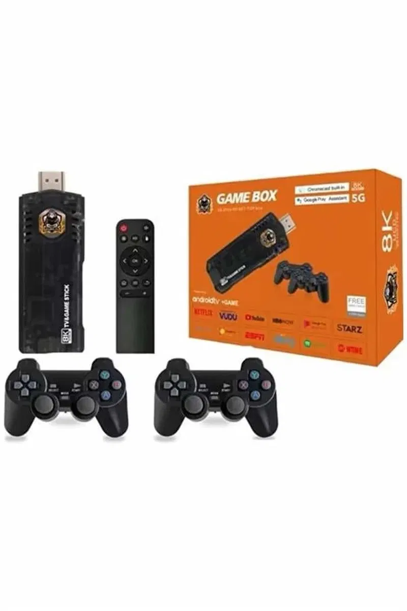 8K Ultra HD Game Box 36500 Oyunlu Game Stick Oyun Konsolu görsel 3