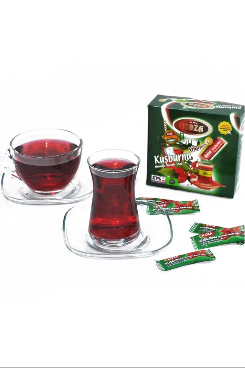 Koza Tek İçimlik Kuşburnu Aromalı Toz İçecek 50'li görsel 2