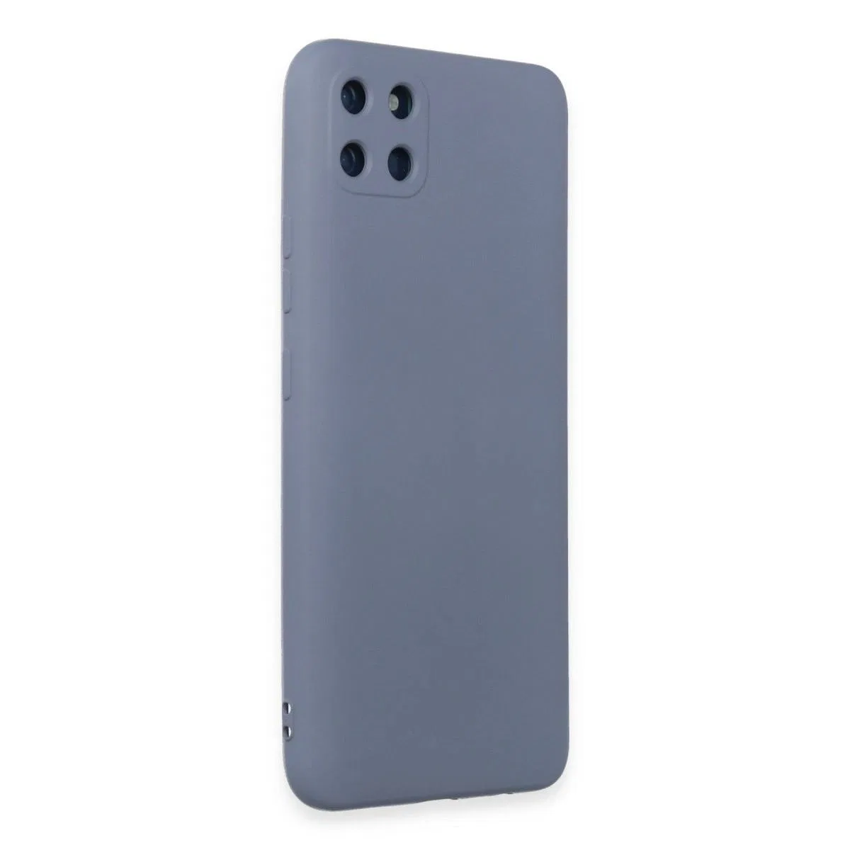 Realme C11 Kılıf Nano İçi Kadife Silikon - Gri görsel 2