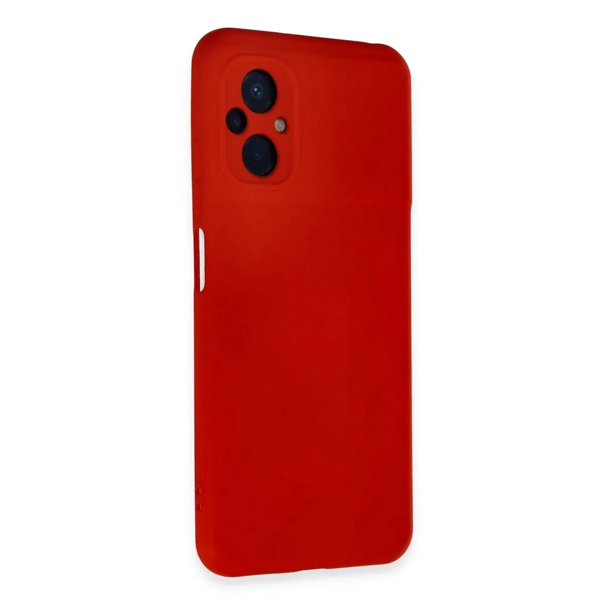Xiaomi Poco M5 Kılıf Nano İçi Kadife Silikon - Kırmızı görsel 2