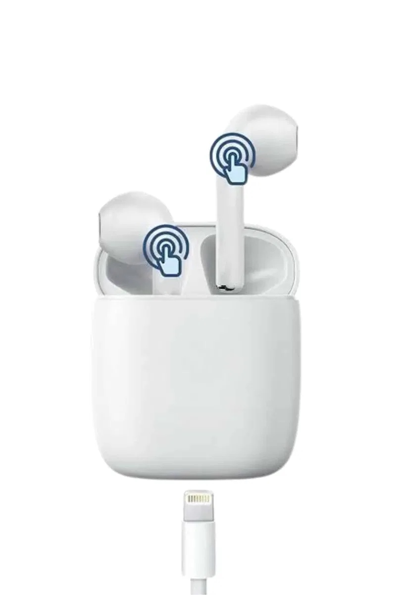 Yeni Nesil Çift Mikrofonlu Dokunmatik Kablosuz Bluetooth Kulaklık görsel 5