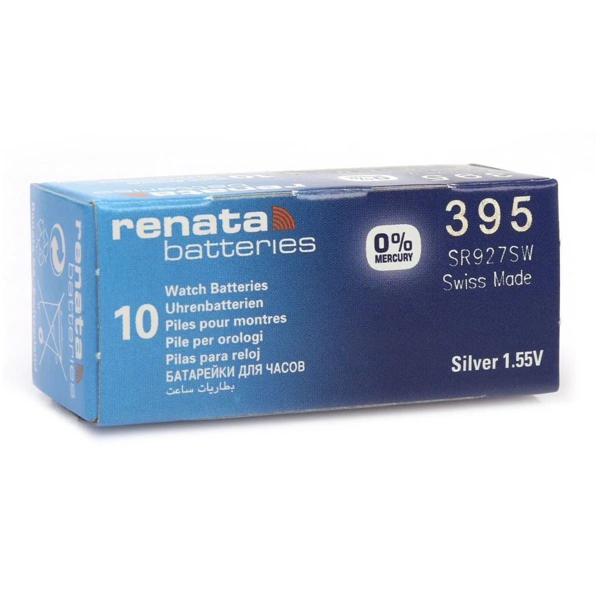 Renata 395 Sr927sw 1. 55v Alkalin Saat Pili 10 Adet