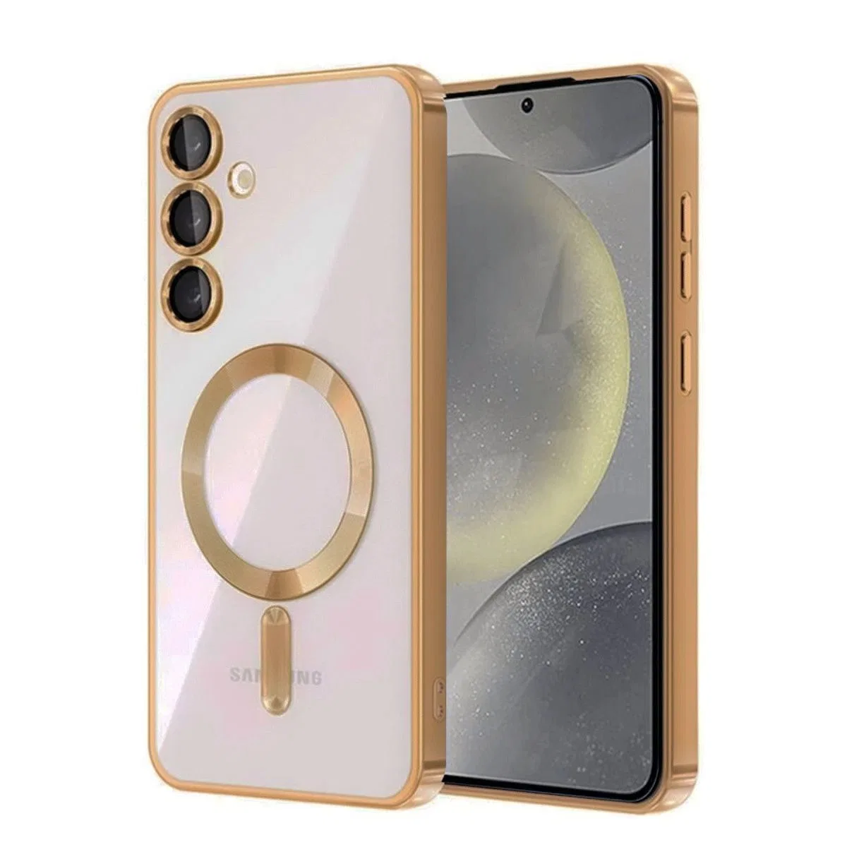 Samsung Galaxy A35 5g Kross Magneticsafe Kapak - Çöl Titanyum