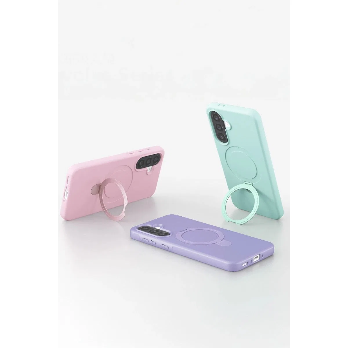 Samsung Galaxy A37 5g Regal Magsafe Standlı Kapak - Çöl Titanyum görsel 4