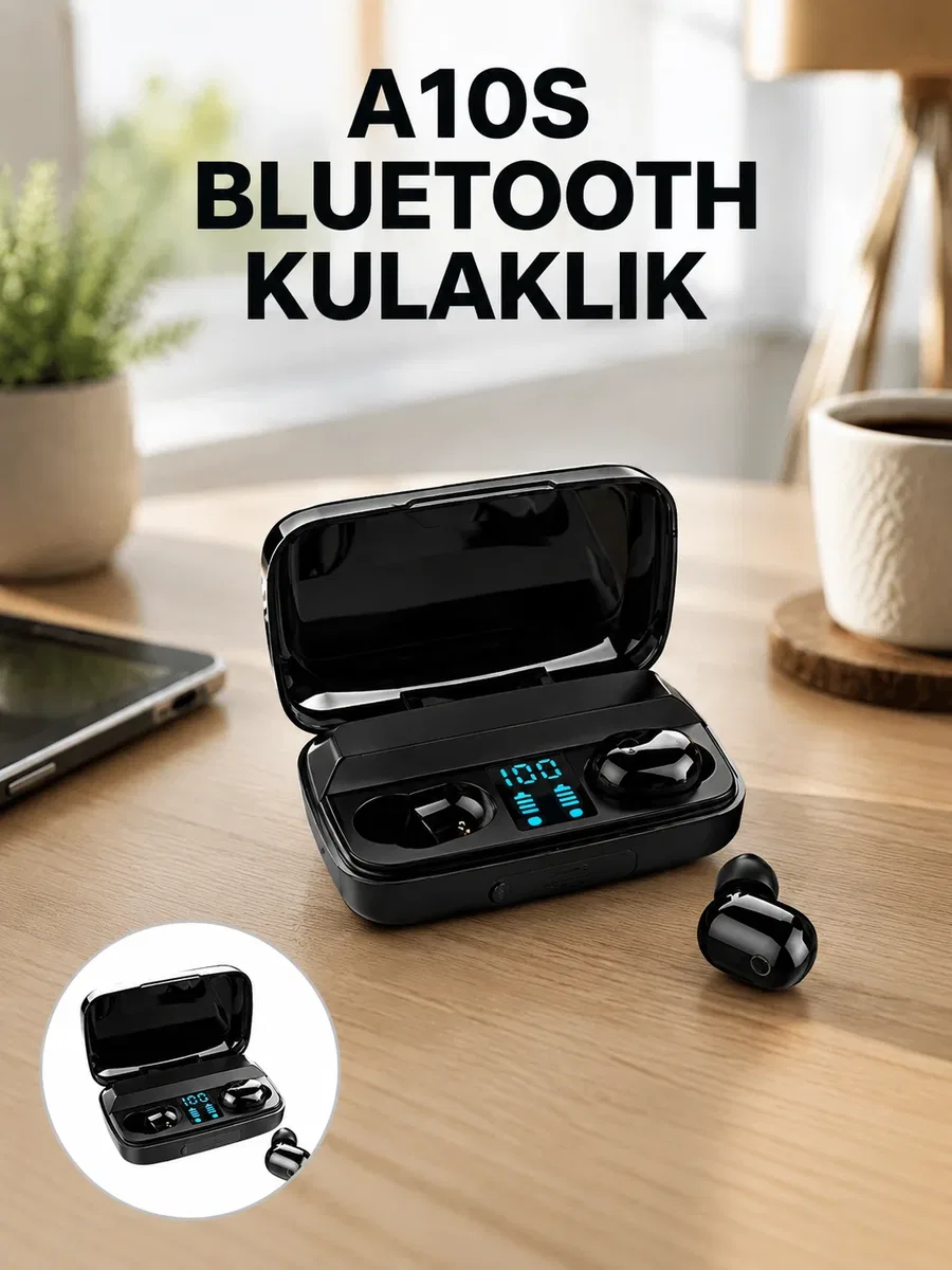 TWS A10s Bluetooth 5. 0 Kulaklık – Yüksek Ses Kalitesi, Ergonomik, Uzun Pil Ömürlü Yeni Nesil