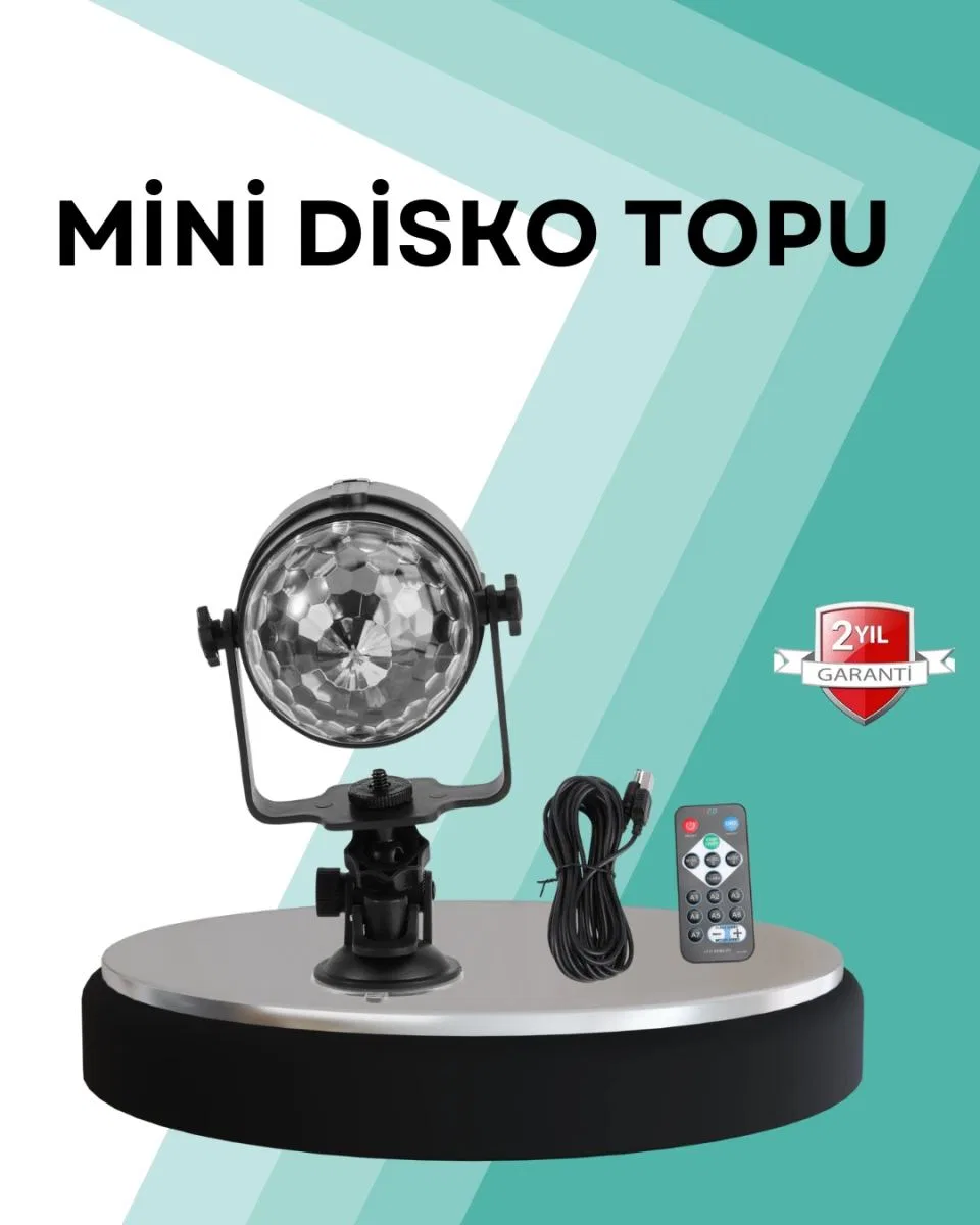 Uzaktan Kumandalı Rgb Disko Projektör Işığı