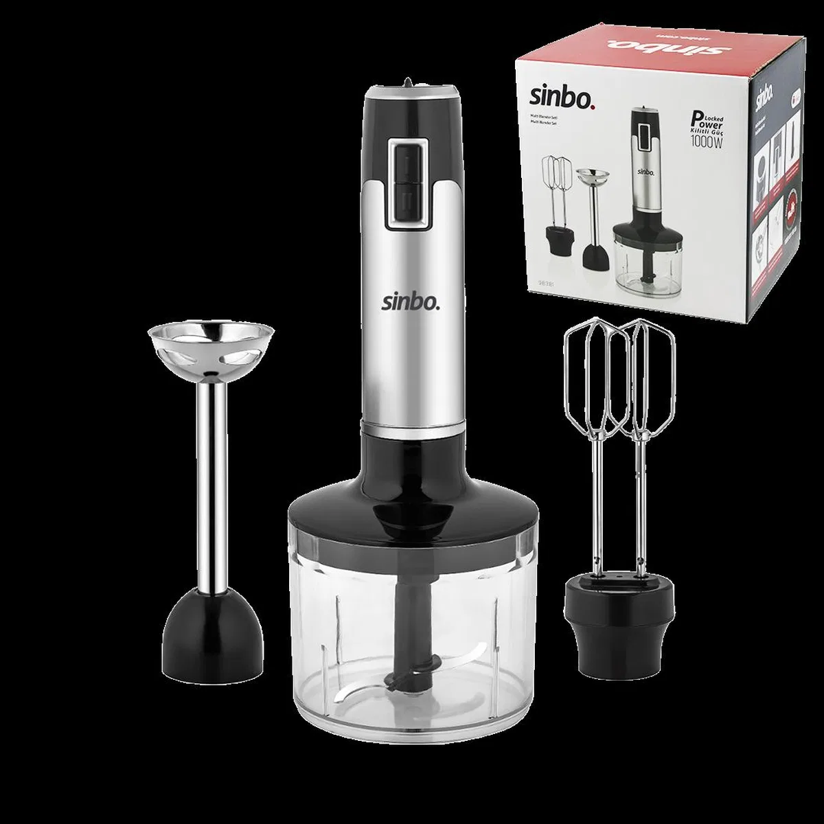Ayarlanabilir Hızlı El Blender Seti 700 ml görsel 3