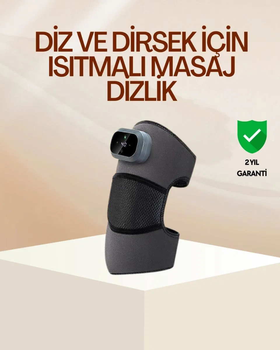 Diz Ve Dirsek İçin Isıtmalı Masaj Dizlik Atı