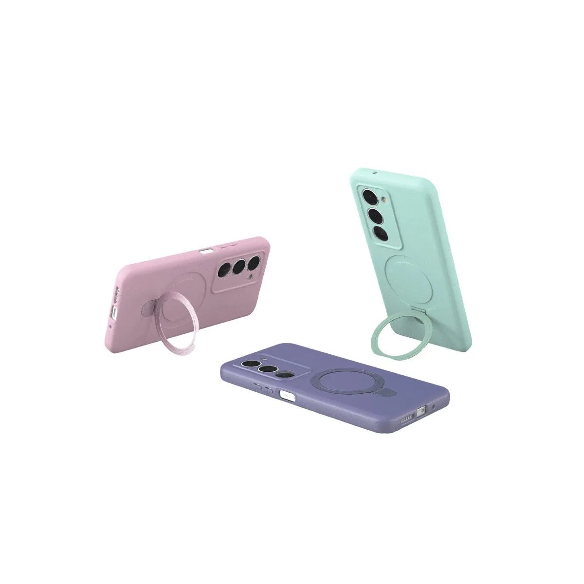 Xiaomi Redmi 15 4g Regal Magsafe Standlı Kapak - Lila görsel 4