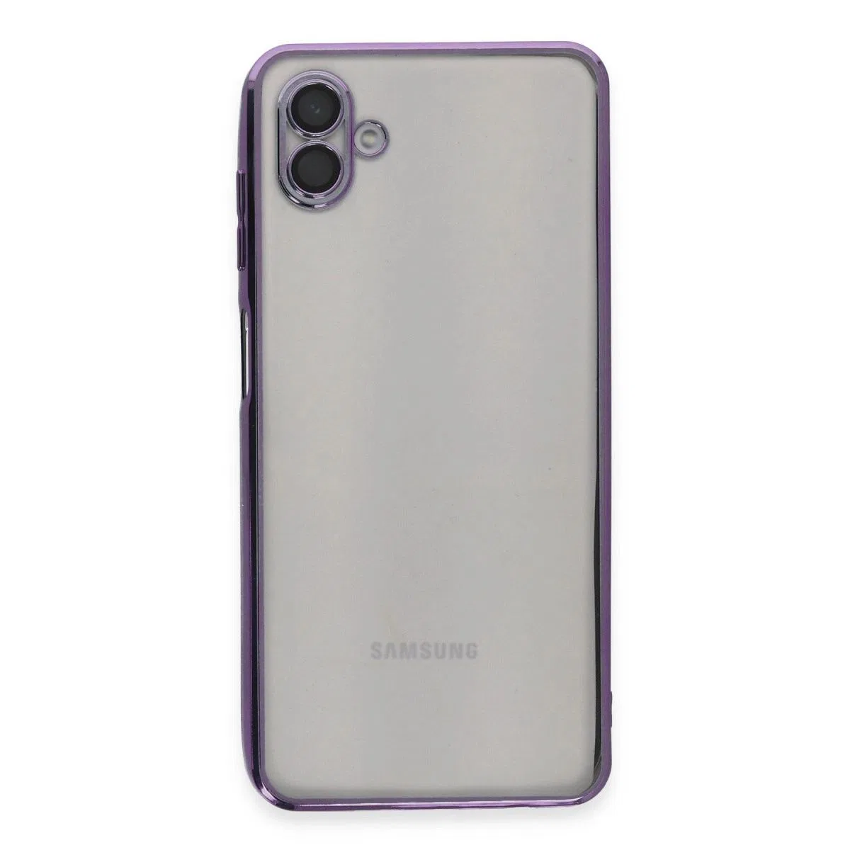 Samsung Galaxy A04 Kılıf Razer Lensli Silikon - Mor görsel 2