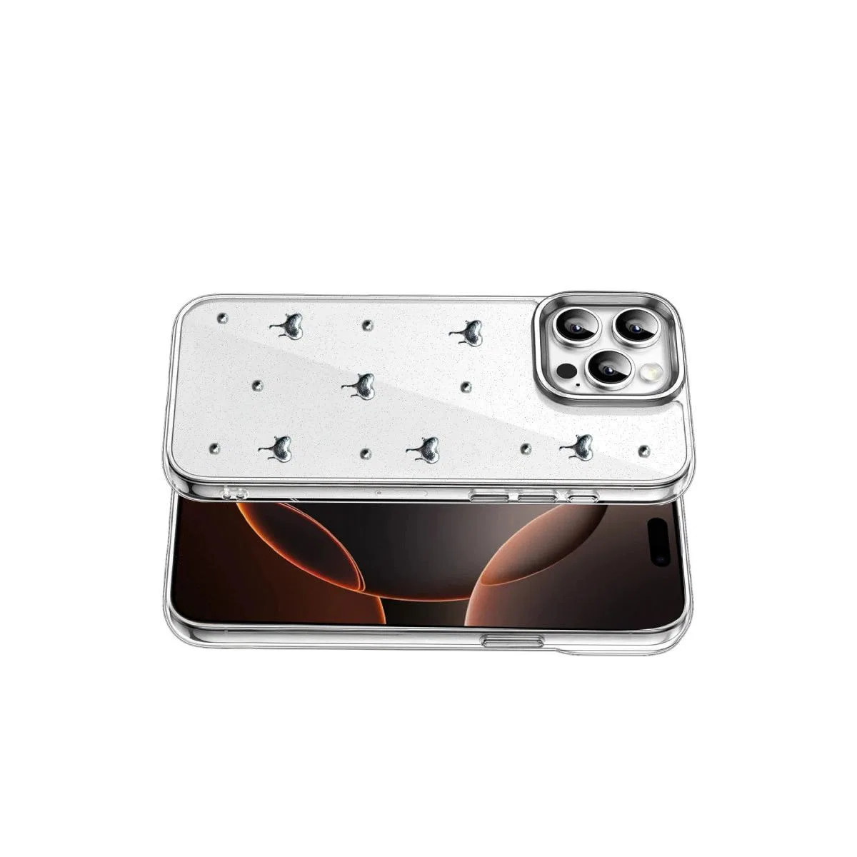 Apple İphone 14 Pro Max Fiyonk Desenli Kapak - Desen 1 görsel 3