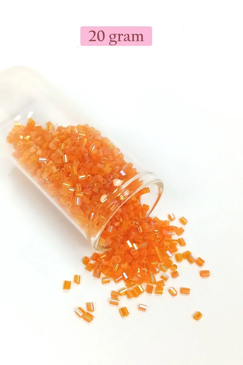 Kesme Cam Boncuk 2mm - 4 Renk - Toplam 80 Gram - BNC437 görsel 4