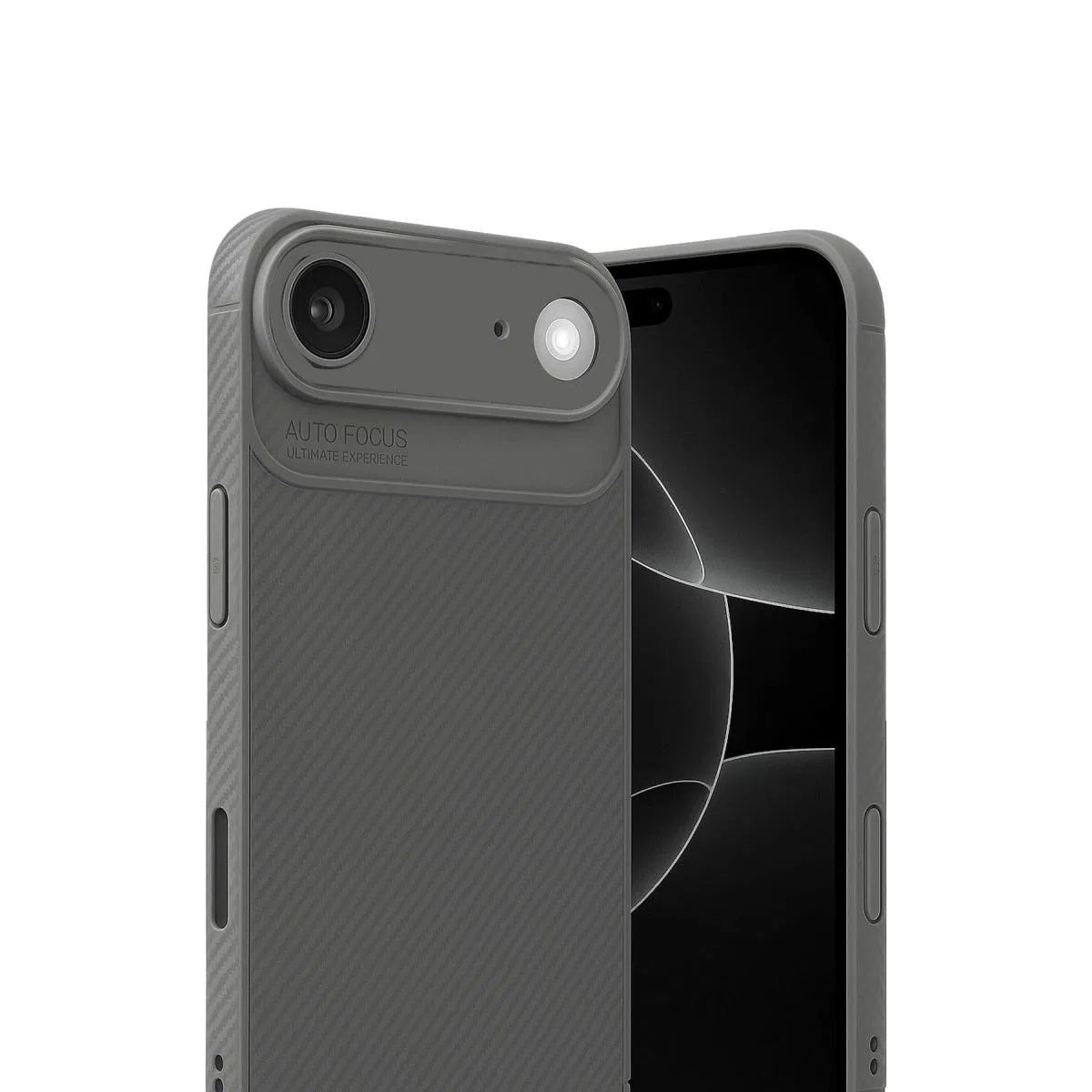 Apple İphone 17 Air Auto Focus Karbon Kapak - Gri görsel 2