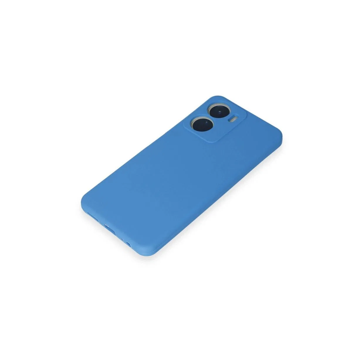 Vivo Y16 Kılıf First Silikon - Mavi görsel 4