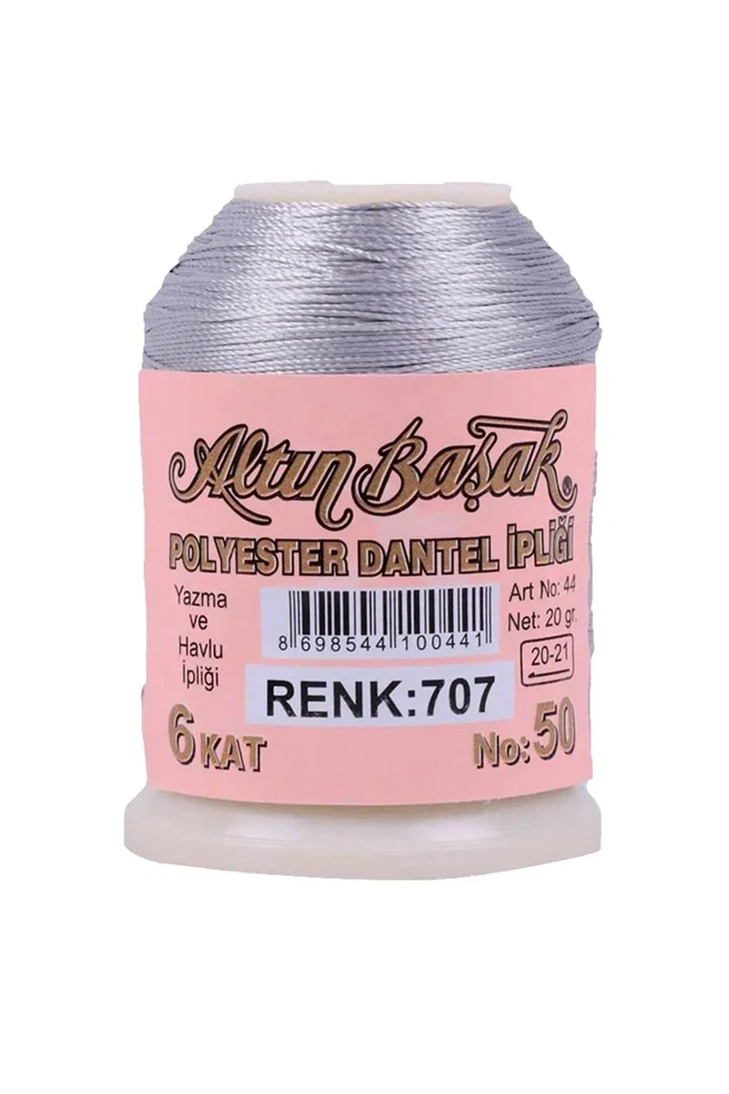 3 Adet Altınbaşak Oya ve Dantel İpi 20 gr - Royaleks - No: 707 görsel 3