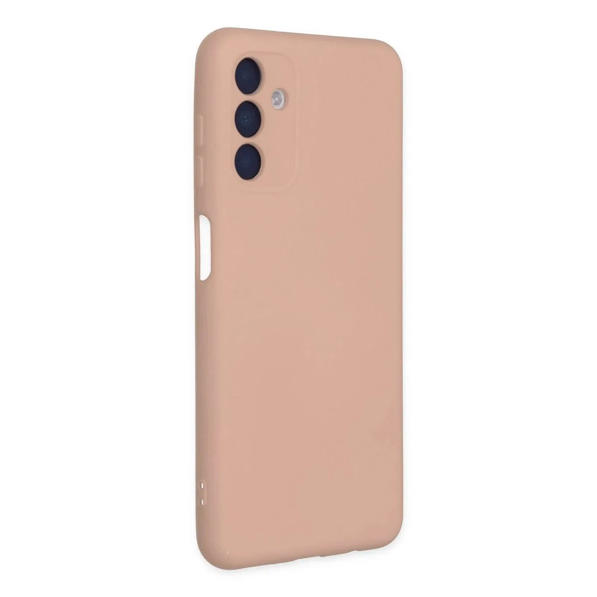 Samsung Galaxy A04s Kılıf Nano İçi Kadife Silikon - Pudra görsel 2
