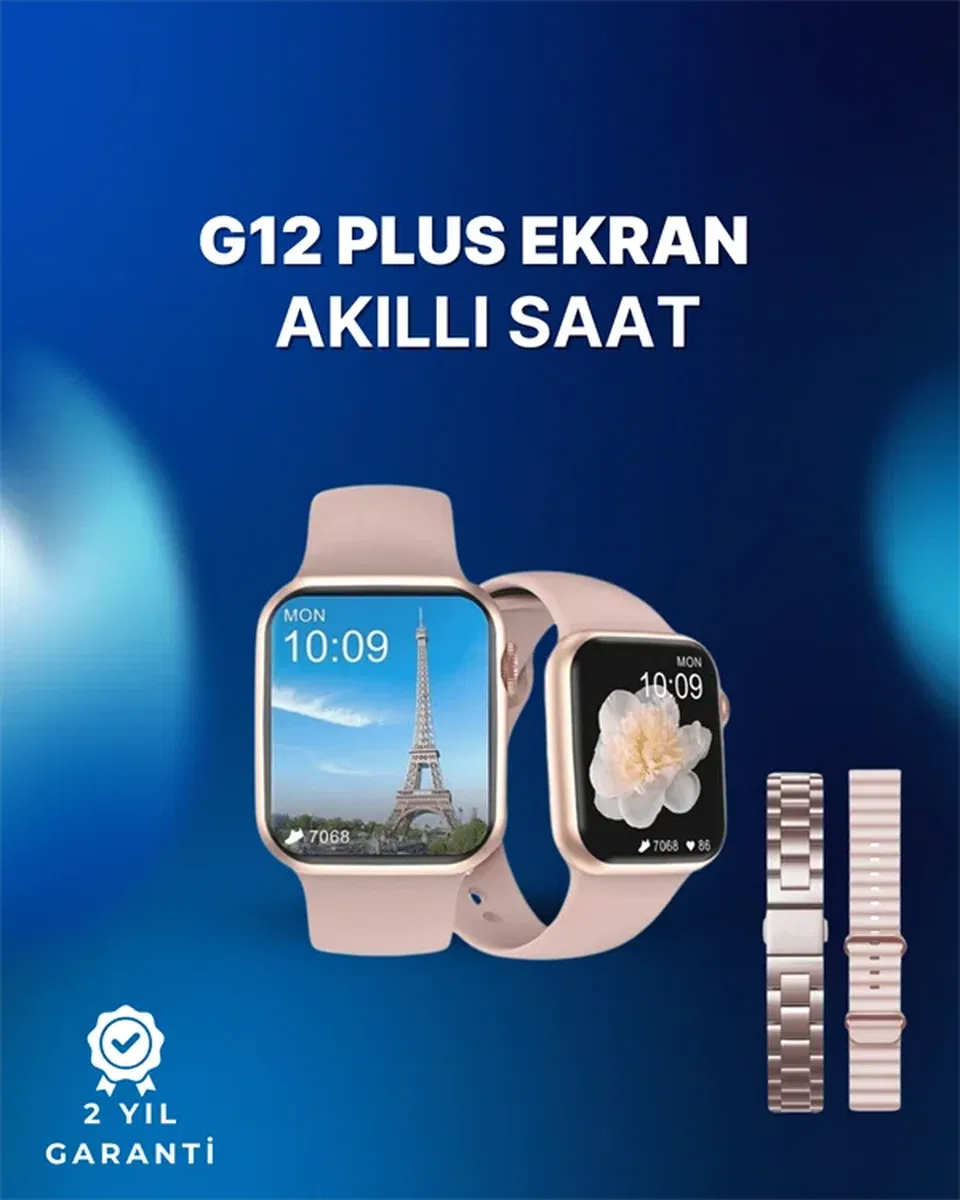 GPS Destekli Akıllı Saat – Nabız, Uyku ve Adım Takibi, Sesli Görüşme, Suya Dayanıklı Tasarım görsel 2