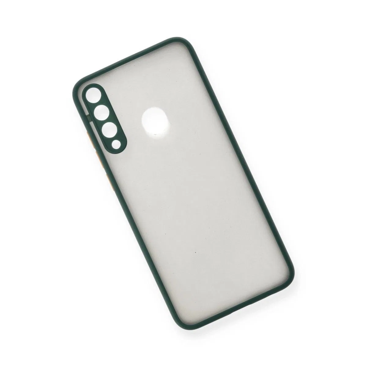 Huawei Y6p Kılıf Montreal Silikon Kapak - Yeşil görsel 3