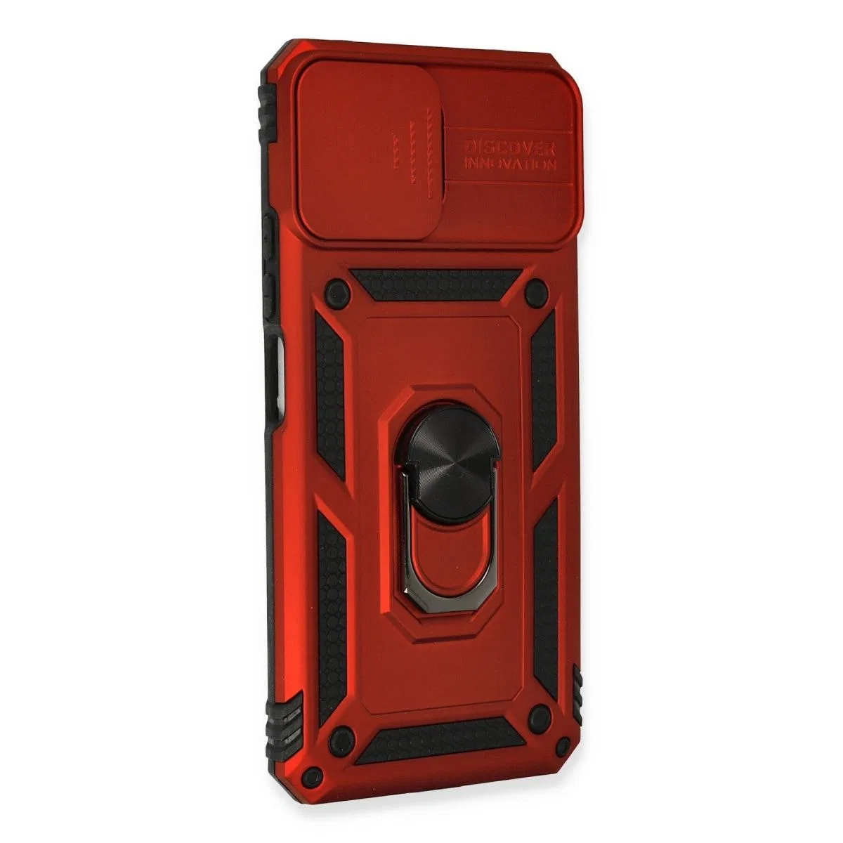 Xiaomi Mi 11 Lite Kılıf Pars Lens Yüzüklü Silikon - Kırmızı görsel 2