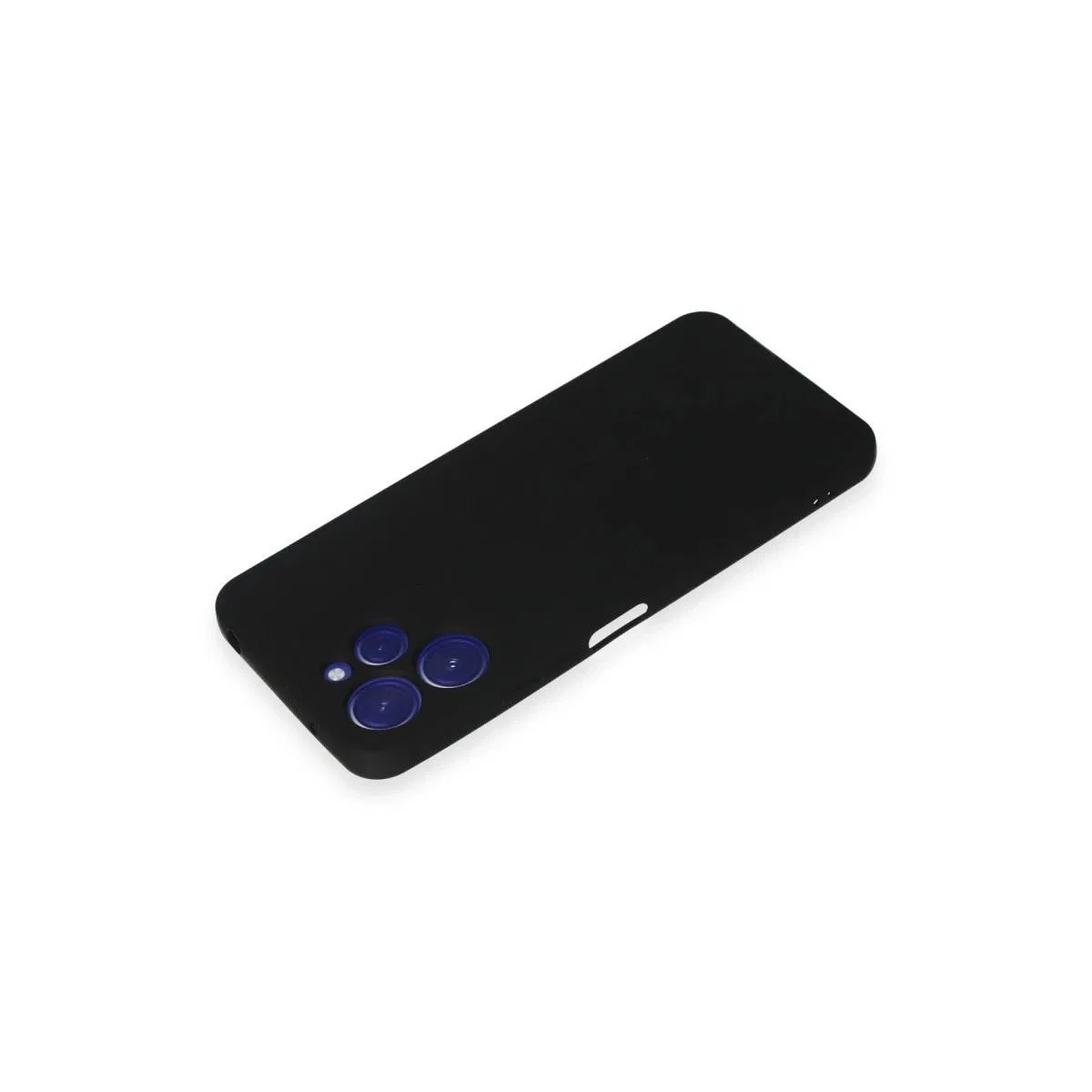 Xiaomi Redmi 12 Kılıf Nano İçi Kadife Silikon - Siyah görsel 3
