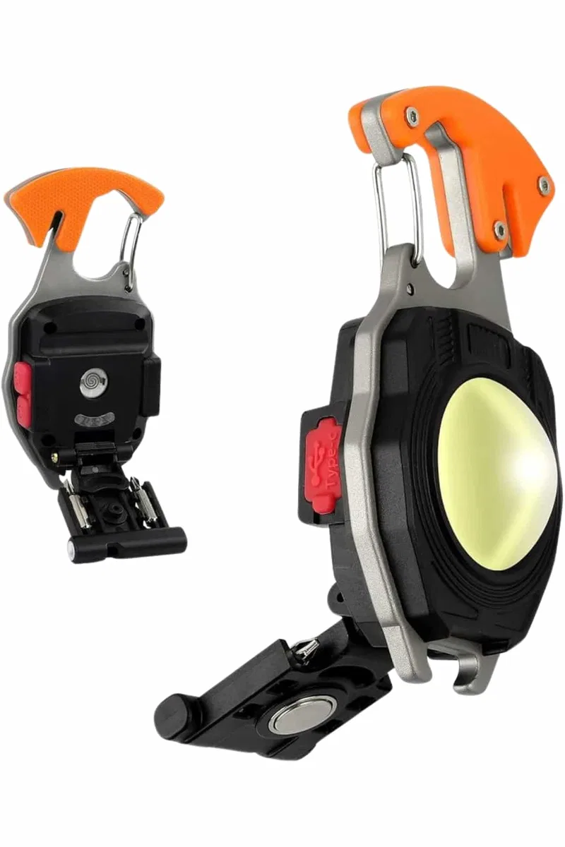 7 Modlu Mini Led Lamba Anahtarlık USB Şarjlı Kamp İçin Taşınabilir görsel 2