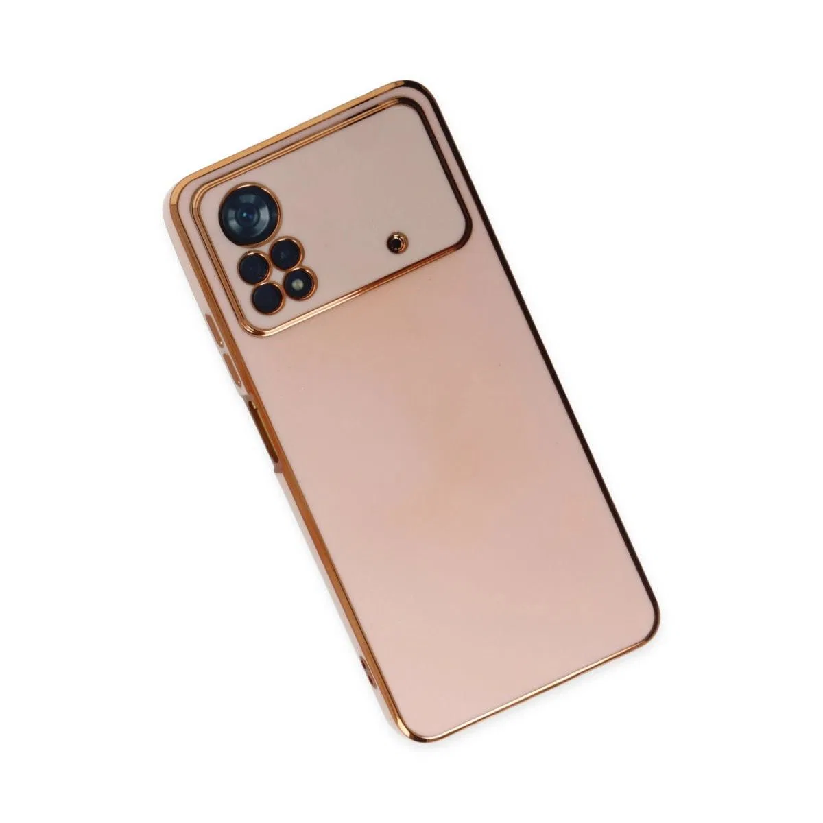 Xiaomi Poco X4 Pro 5g Kılıf Volet Silikon - Pembe görsel 4