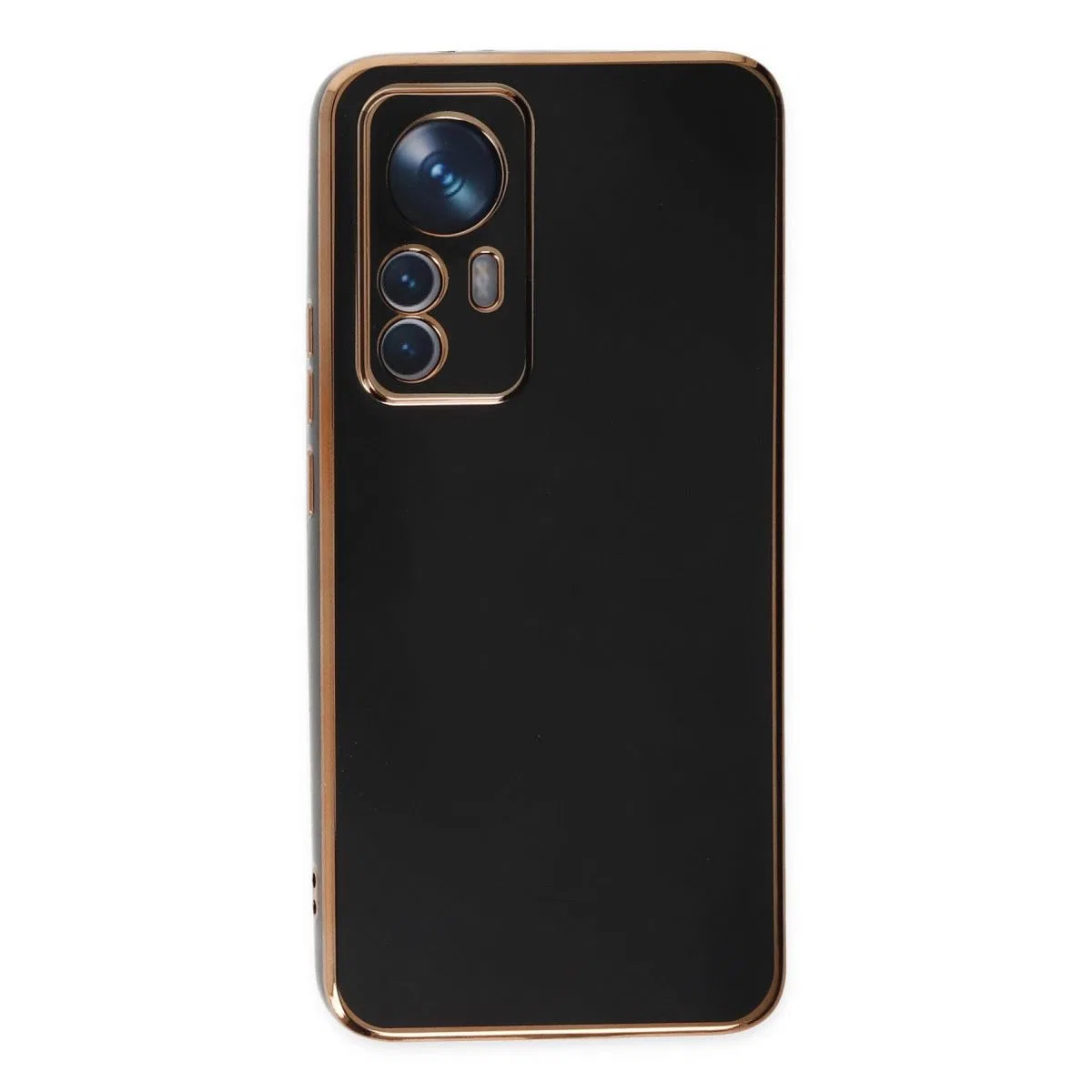 Xiaomi Mi 12t Pro Kılıf Volet Silikon - Siyah görsel 2