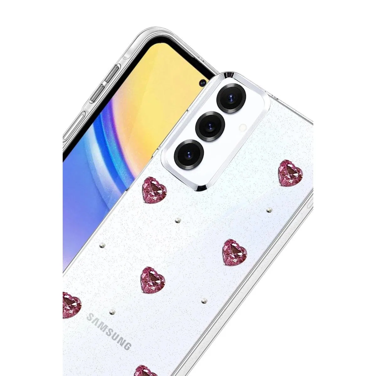 Samsung Galaxy S25 Plus Fiyonk Desenli Kapak - Desen 3 görsel 3