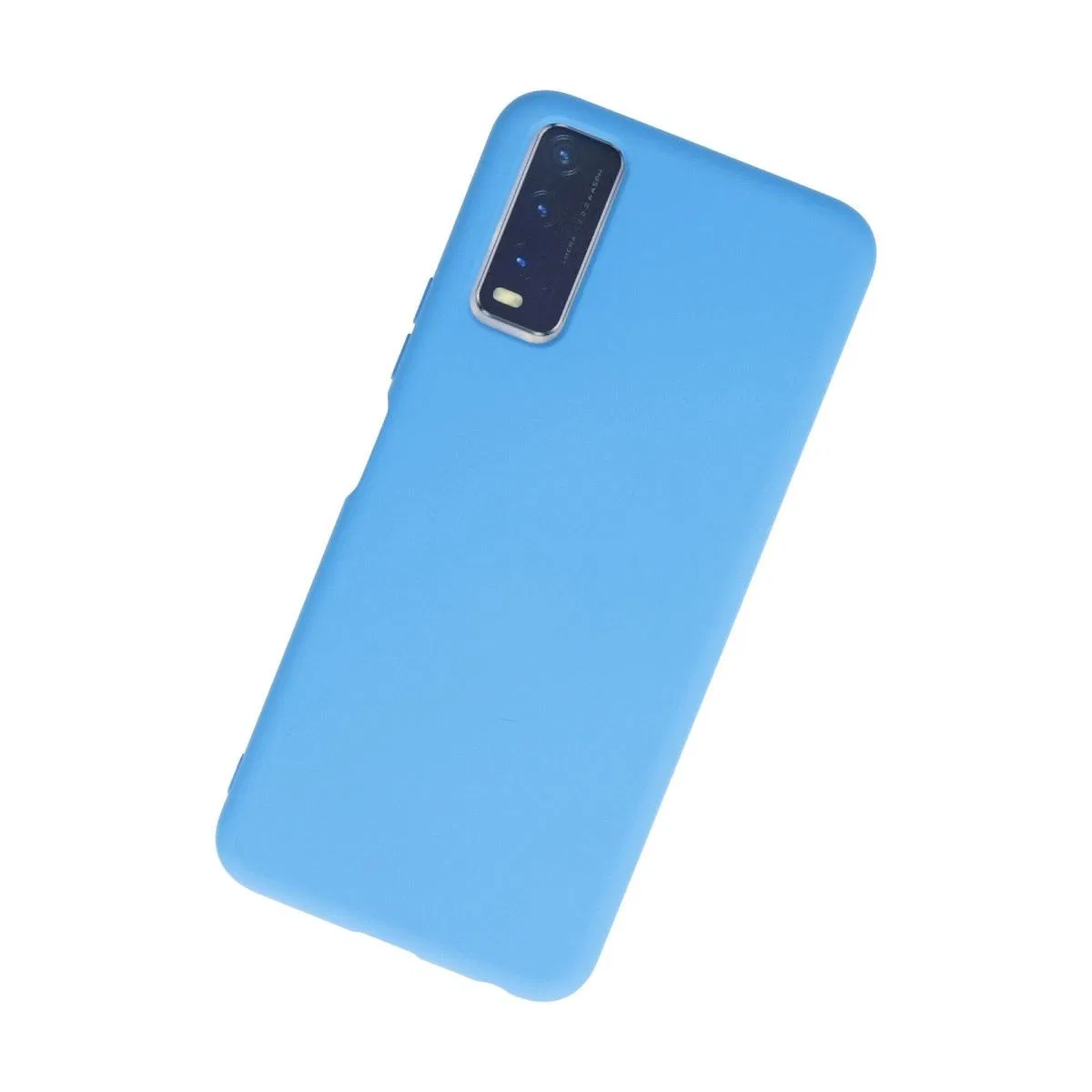 Vivo Y11s Kılıf Nano İçi Kadife Silikon - Mavi görsel 3
