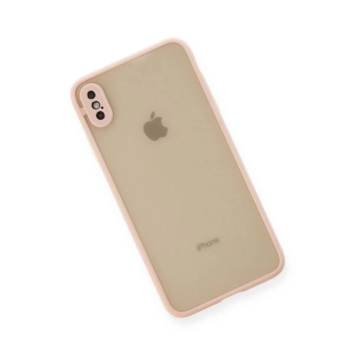 Apple İphone Xs Max Kılıf Montreal Silikon Kapak - Pembe görsel 3