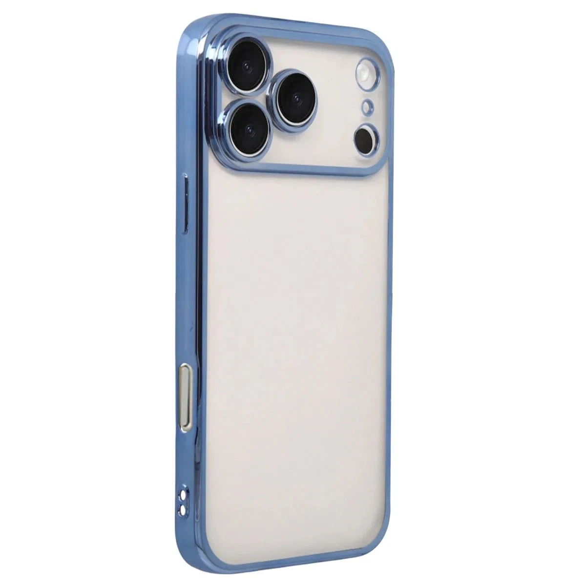 Apple İphone 17 Pro Max Razer Lensli Silikon - Açık Mavi görsel 2