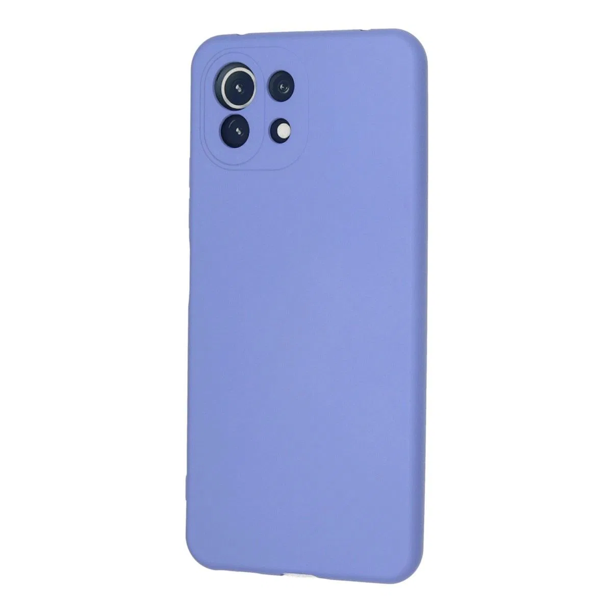 Xiaomi Mi 11 Lite Kılıf Nano İçi Kadife Silikon - Lila görsel 3