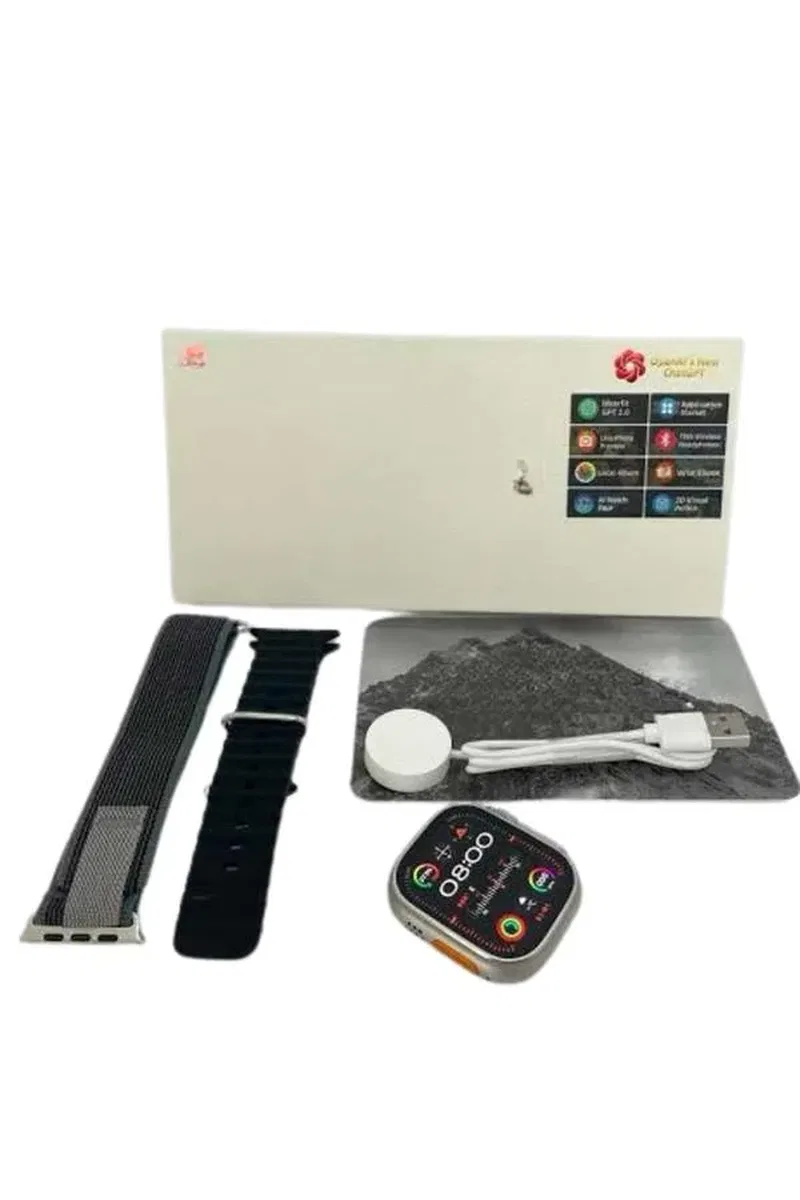 Yeni Nesil Akıllı Kol Saati Nabız Ölçer GPS Uyumlu 49 MM Kasa görsel 3
